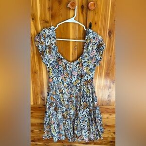 American Eagle Outfitters Floral Mini Dress - Multicolor